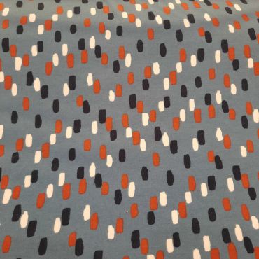 Sweat bleu gros pois 150cm