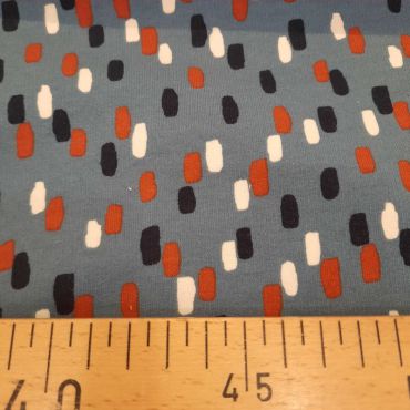 Sweat bleu gros pois 150cm