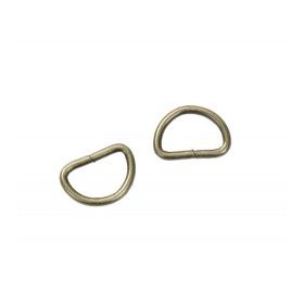 Demi anneau bronze 20mm