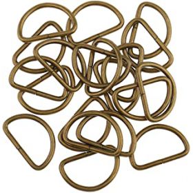Passant demi rond laiton 30mm