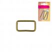 BOUCLE COULISSE RECTANGLE 38MM BRONZE
