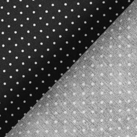 Coton enduit leger sur fond marine foncé 80% co 20% pC 150cm