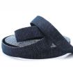 Sangle bleu marine avec fil de lurex argenté 30mm