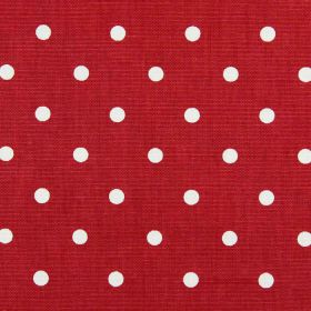 Enduit pvc pois rouge