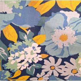 ENDUIT ZUMBA LEMON ZEST 137CM ROND PIVOINES BLEU