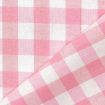 Coton vichy rose grands carreaux