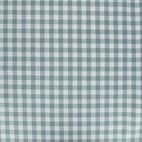 Coton vichy grands carreaux celadon