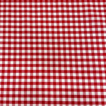 COTON  100%CO VICHY GD ROIUGE 0.158KG/M 144CM