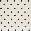 Full stop pvc pois noirs fond blanc
