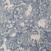 Enduit-Toile de jouy bleu