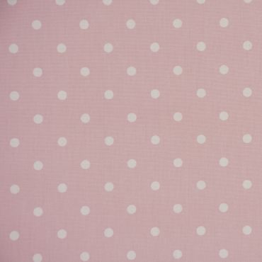 Enduit- Pois blancs fond rose