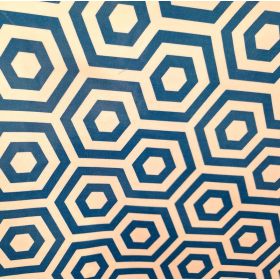 Enduit coupon-géométrie bleue