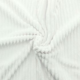 Velours Huggy ecru 100% polyester 140cm