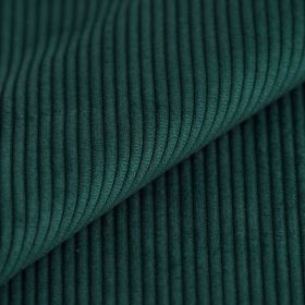 Coupon Velours grosses côtes uni vert sapin