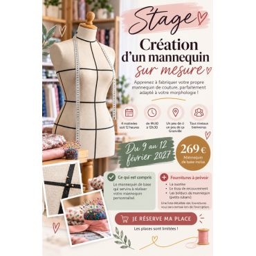 Formation Mannequin -mardis 9h30-12h30