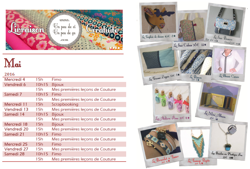 Le programme des Ateliers de Mai 2016