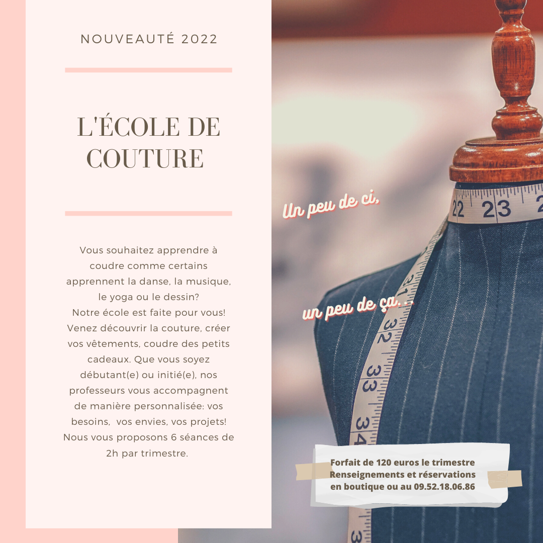 atelier couture granville ecole de couture