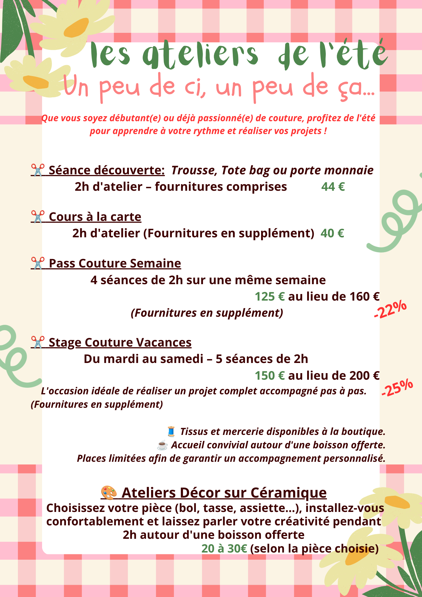 ATELIER COUTURE CERAMIQUE GRANVILE