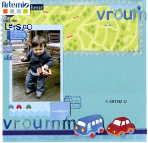 Scrapbooking - Voiture