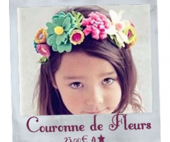 la couronne de fleurs