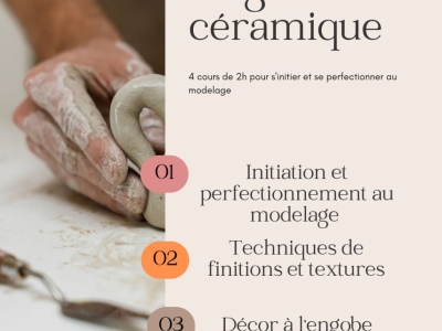 Céramique : Stage de 4 jours