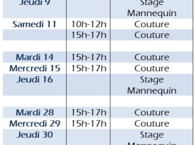 Le programme des Ateliers d'octobre